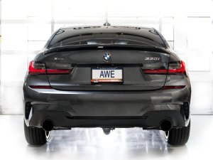 BMW 4 Series Performance Exhaust - Rear - AWE Tuning - Touring Edition Axle-Back with Dual 4.5